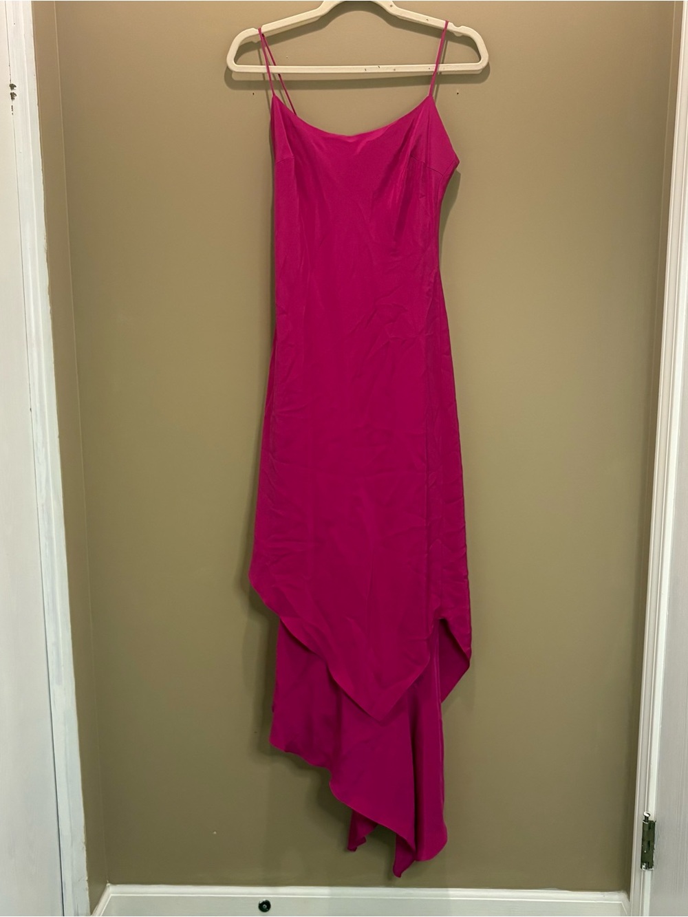 Lillie Rubin vintage 100% silk slip style maxi dress women’s size 6